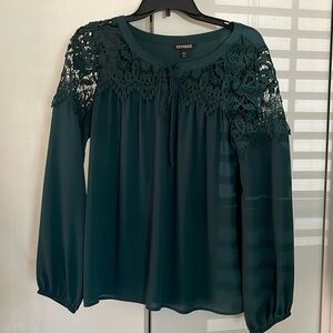 Dark green, Express Blouse
